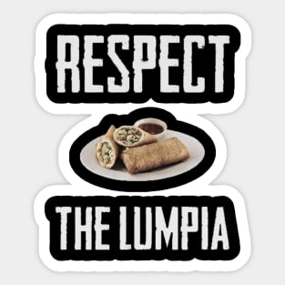 respect the lumpia Sticker